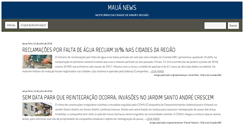 Desktop Screenshot of mauanews.com.br